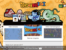Tablet Screenshot of dragonballbook.com